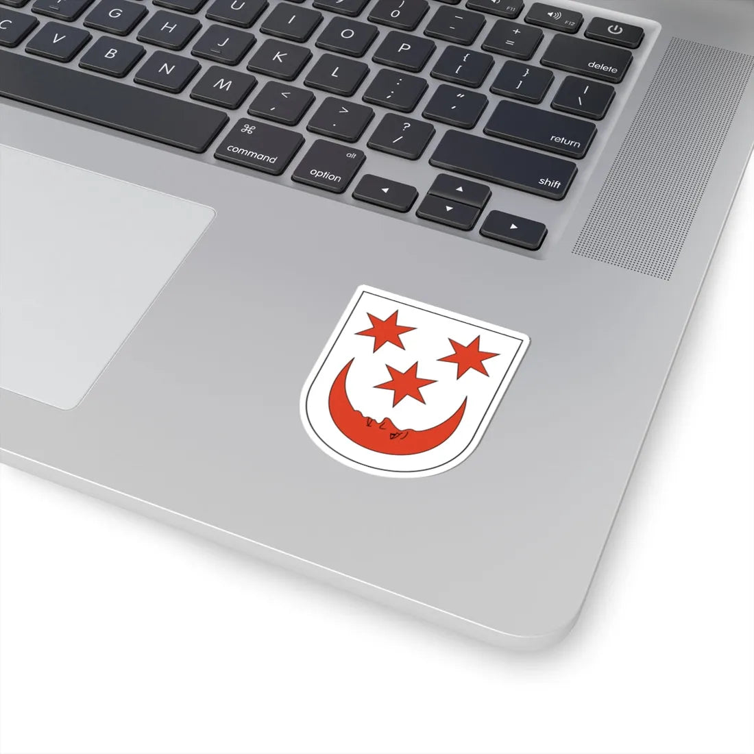 Oberglatt-blazon (Switzerland) (Coat of Arms) STICKER Vinyl Kiss-Cut Decal - The Sticker Space