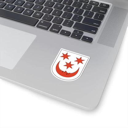 Oberglatt-blazon (Switzerland) (Coat of Arms) STICKER Vinyl Kiss-Cut Decal - The Sticker Space