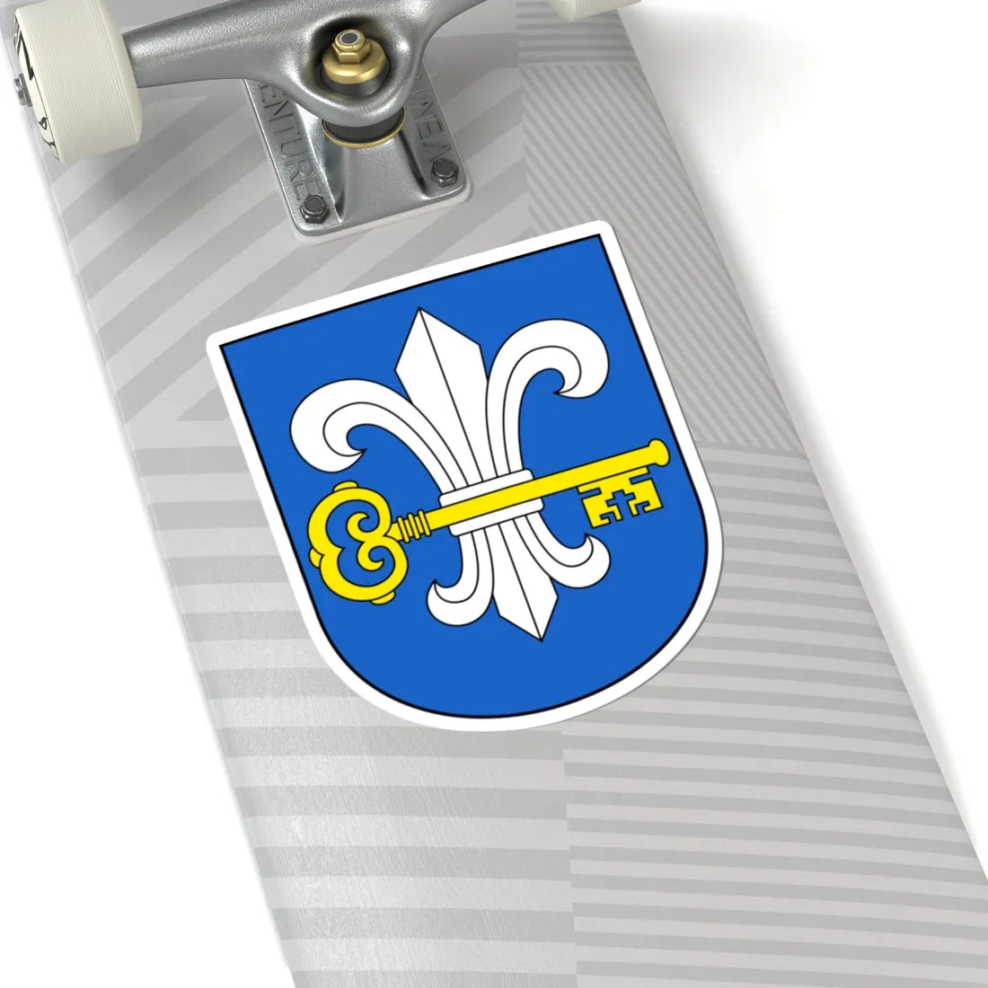 Oberhallau-blazon (Switzerland) (Coat of Arms) STICKER Vinyl Kiss-Cut Decal - The Sticker Space