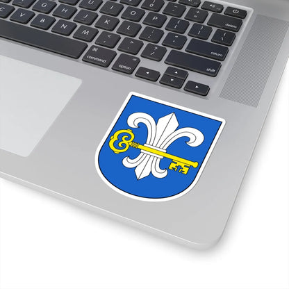 Oberhallau-blazon (Switzerland) (Coat of Arms) STICKER Vinyl Kiss-Cut Decal - The Sticker Space
