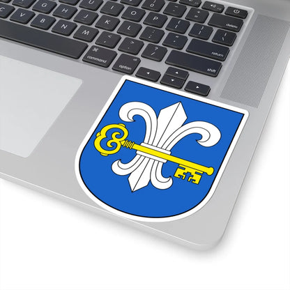 Oberhallau-blazon (Switzerland) (Coat of Arms) STICKER Vinyl Kiss-Cut Decal - The Sticker Space
