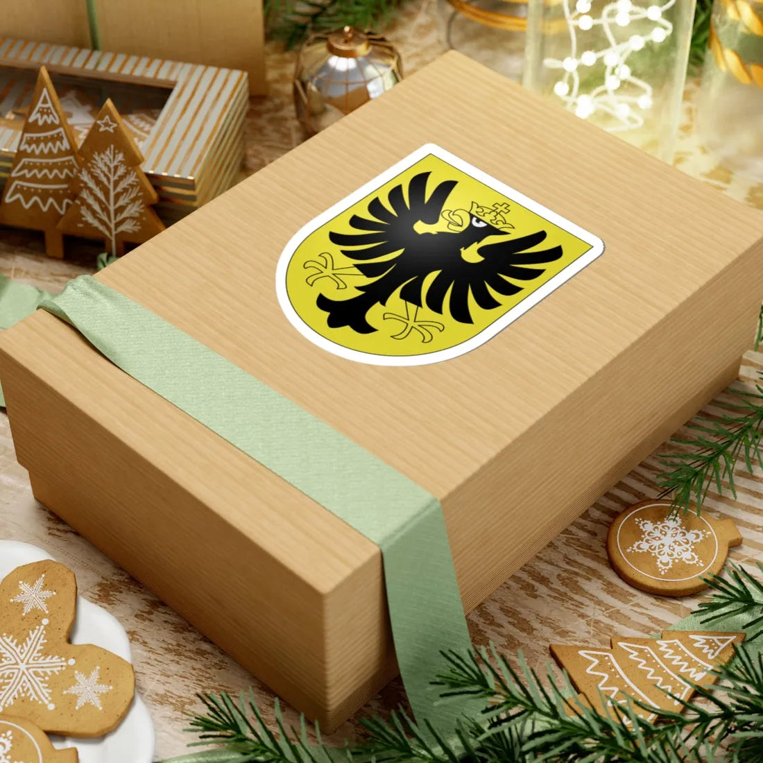 Oberhasli-coat of arms (Switzerland) (Coat of Arms) STICKER Vinyl Kiss-Cut Decal - The Sticker Space