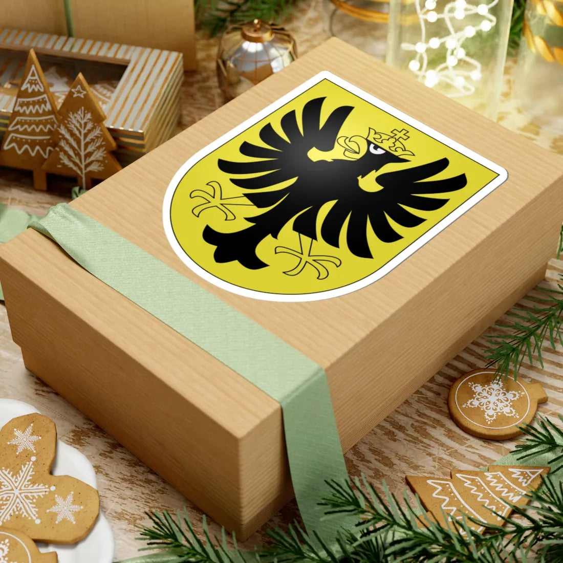 Oberhasli-coat of arms (Switzerland) (Coat of Arms) STICKER Vinyl Kiss-Cut Decal - The Sticker Space