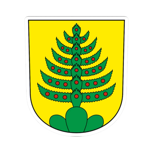 Oberiberg-blazon (Switzerland) (Coat of Arms) STICKER Vinyl Kiss-Cut Decal 2 Inch White - The Sticker Space