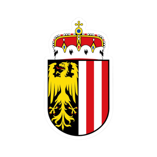 Oberoesterreich Wappen (Austria) (Coat of Arms) STICKER Vinyl Kiss-Cut Decal 2 Inch White - The Sticker Space