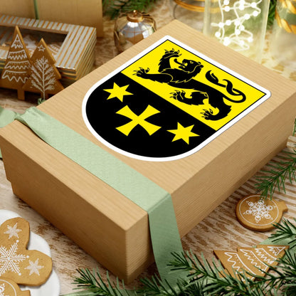 Oberriet-blazon (Switzerland) (Coat of Arms) STICKER Vinyl Kiss-Cut Decal - The Sticker Space