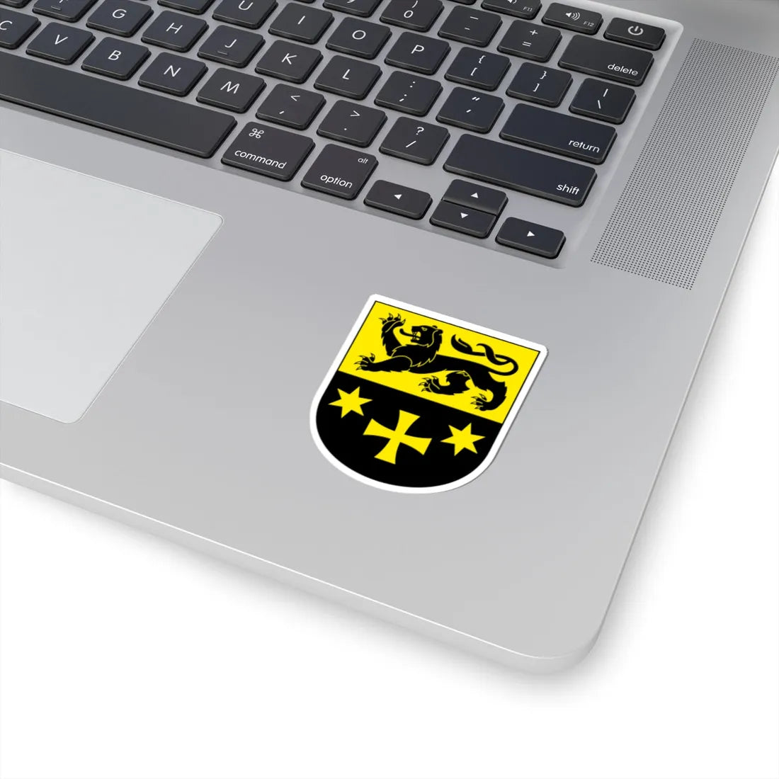 Oberriet-blazon (Switzerland) (Coat of Arms) STICKER Vinyl Kiss-Cut Decal - The Sticker Space