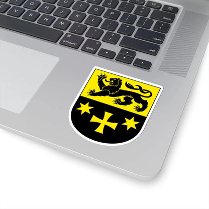 Oberriet-blazon (Switzerland) (Coat of Arms) STICKER Vinyl Kiss-Cut Decal - The Sticker Space
