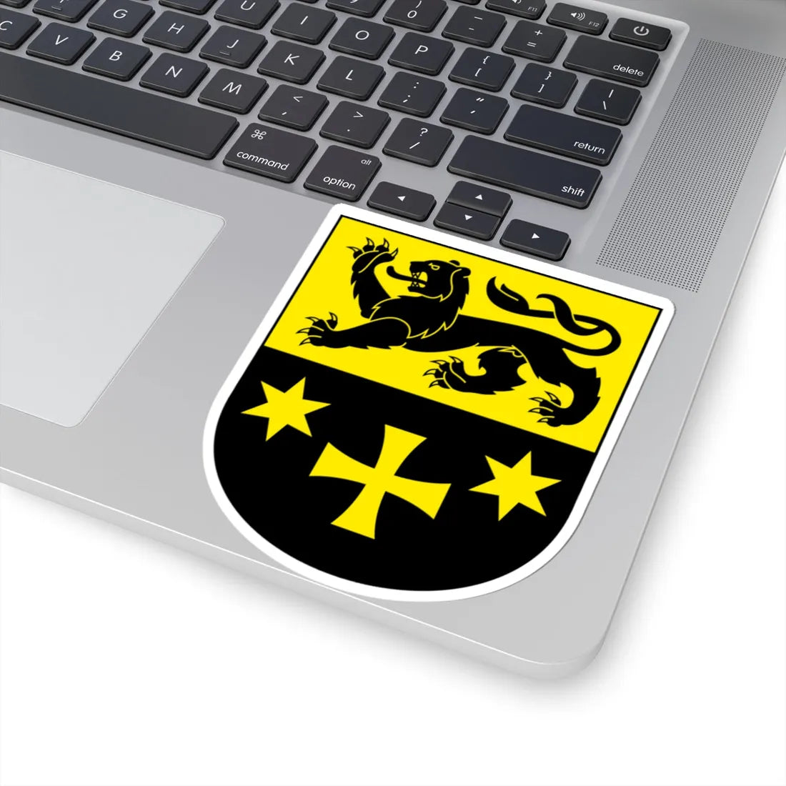 Oberriet-blazon (Switzerland) (Coat of Arms) STICKER Vinyl Kiss-Cut Decal - The Sticker Space