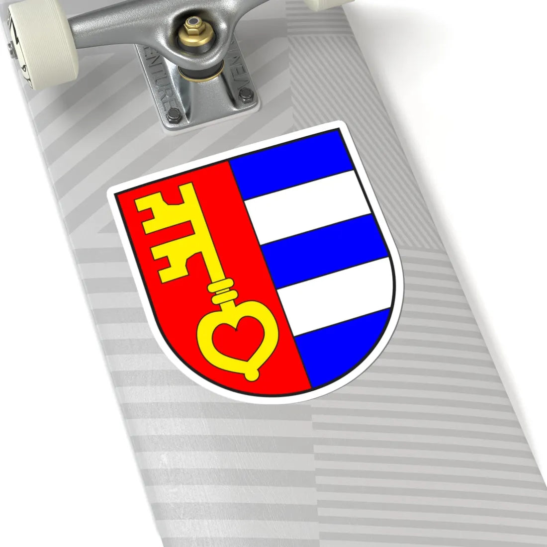 Obersaxen wappen (Switzerland) (Coat of Arms) STICKER Vinyl Kiss-Cut Decal - The Sticker Space