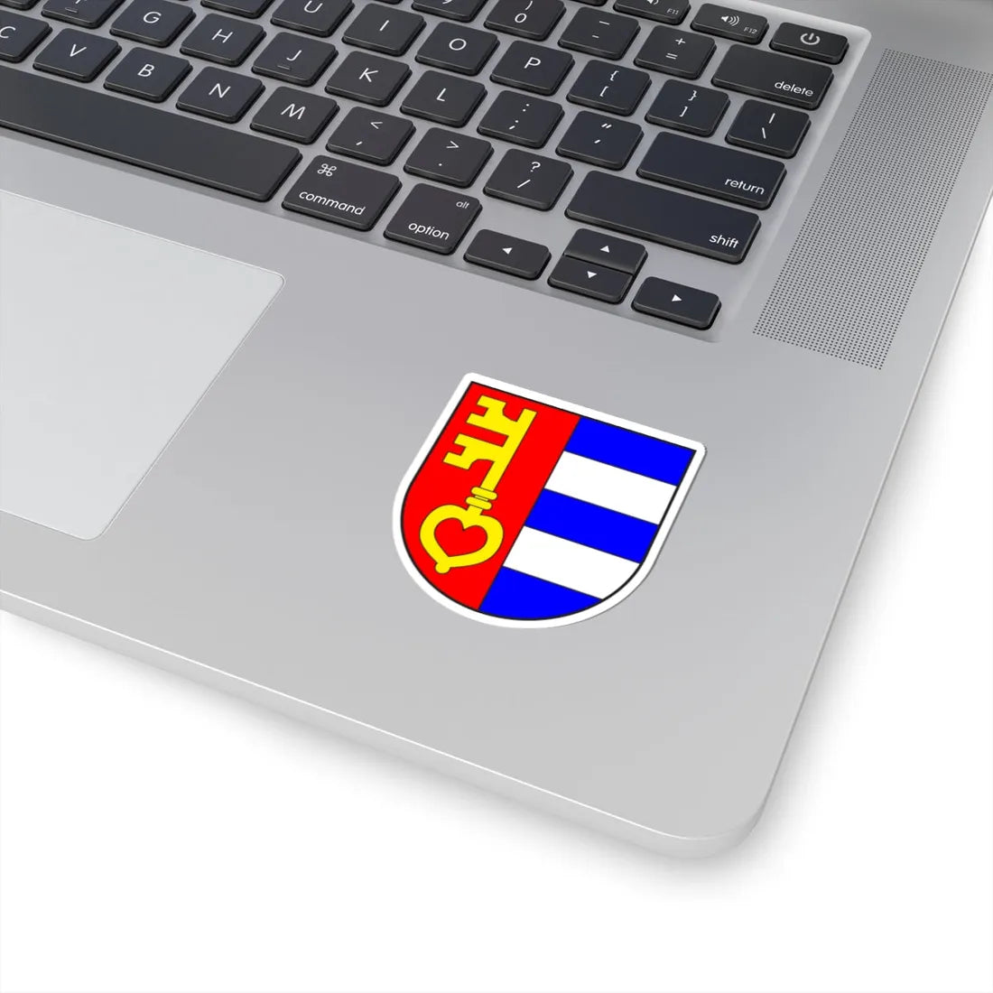 Obersaxen wappen (Switzerland) (Coat of Arms) STICKER Vinyl Kiss-Cut Decal - The Sticker Space