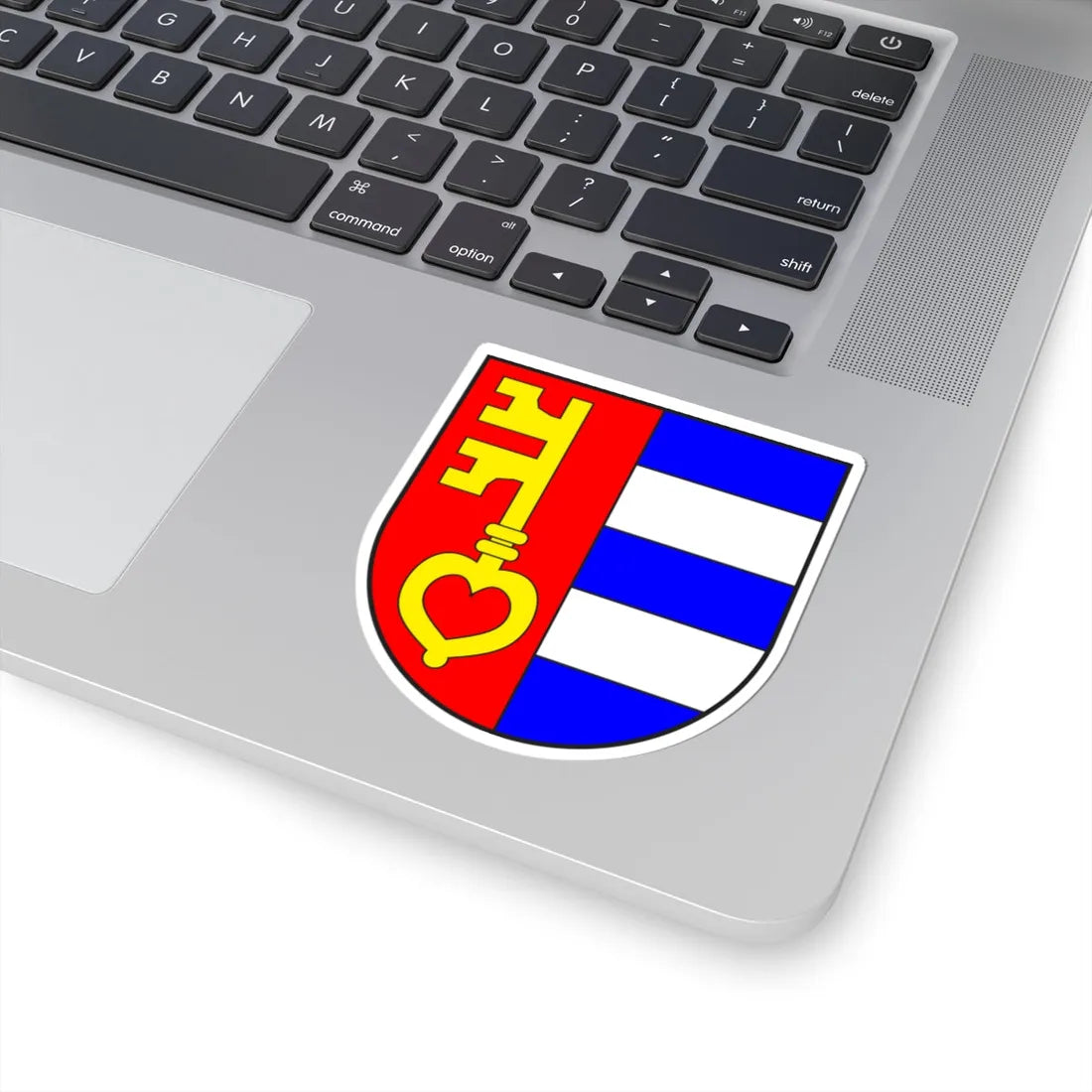 Obersaxen wappen (Switzerland) (Coat of Arms) STICKER Vinyl Kiss-Cut Decal - The Sticker Space