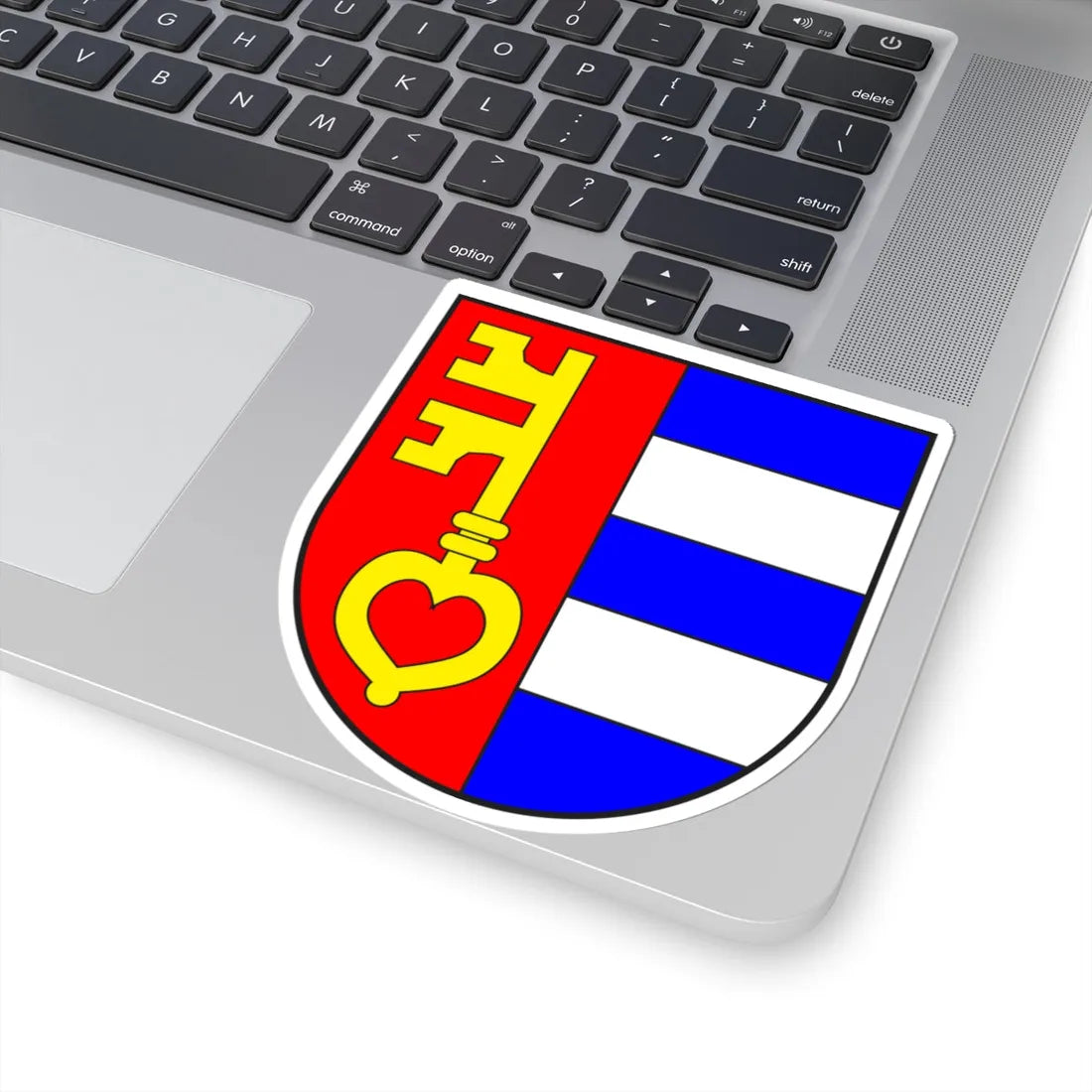 Obersaxen wappen (Switzerland) (Coat of Arms) STICKER Vinyl Kiss-Cut Decal - The Sticker Space