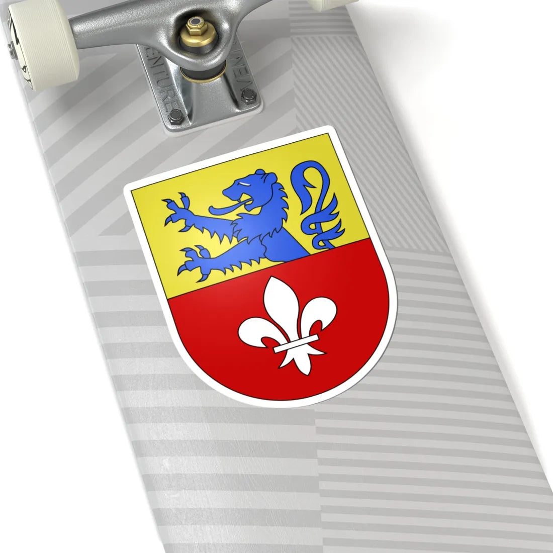 Oberschrot-coat of arms (Switzerland) (Coat of Arms) STICKER Vinyl Kiss-Cut Decal - The Sticker Space