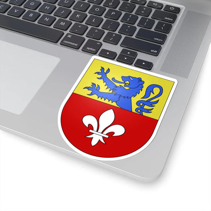 Oberschrot-coat of arms (Switzerland) (Coat of Arms) STICKER Vinyl Kiss-Cut Decal - The Sticker Space