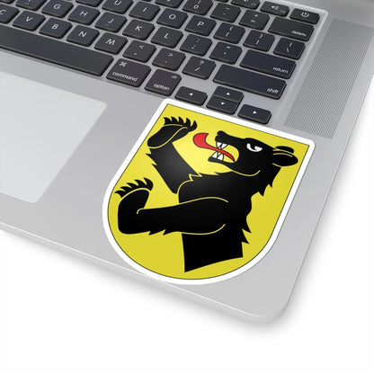 Obersimmental-coat of arms (Switzerland) (Coat of Arms) STICKER Vinyl Kiss-Cut Decal - The Sticker Space