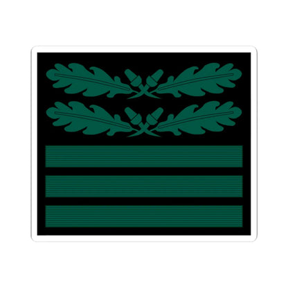 Oberst Staf OF5 cam slv 1945 (Germany) (Military Rank) STICKER Vinyl Kiss-Cut Decal 3 Inch White - The Sticker Space