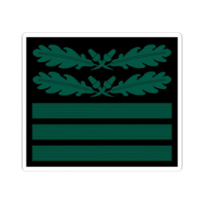 Oberst Staf OF5 cam slv 1945 (Germany) (Military Rank) STICKER Vinyl Kiss-Cut Decal 4 Inch White - The Sticker Space