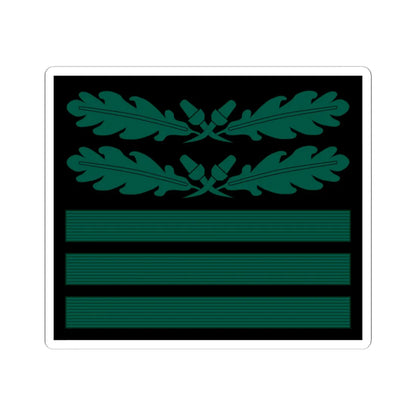 Oberst Staf OF5 cam slv 1945 (Germany) (Military Rank) STICKER Vinyl Kiss-Cut Decal 6 Inch White - The Sticker Space