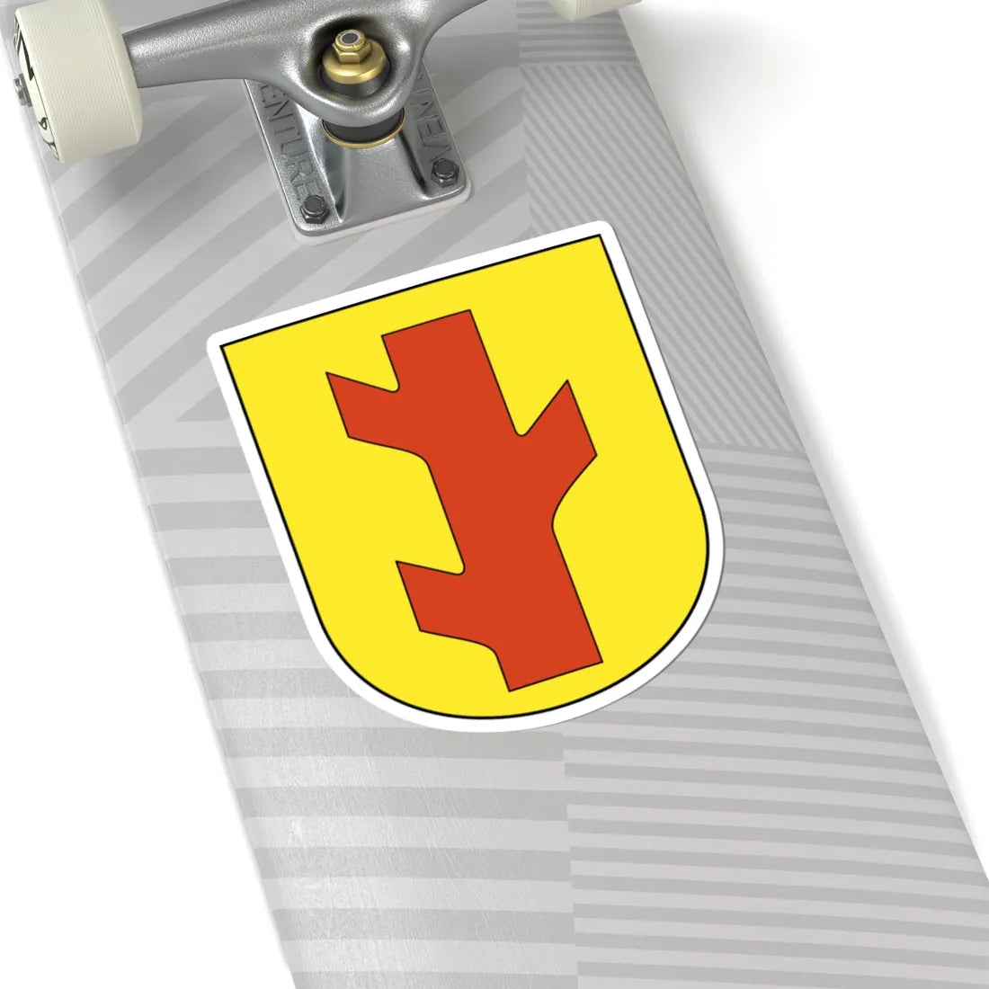 Oberstammheim-blazon (Switzerland) (Coat of Arms) STICKER Vinyl Kiss-Cut Decal - The Sticker Space