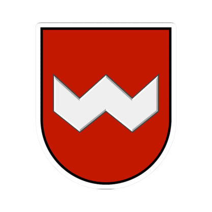 Obertyn coat of arms (Ukraine) (Coat of Arms) STICKER Vinyl Kiss-Cut Decal 2 Inch White - The Sticker Space