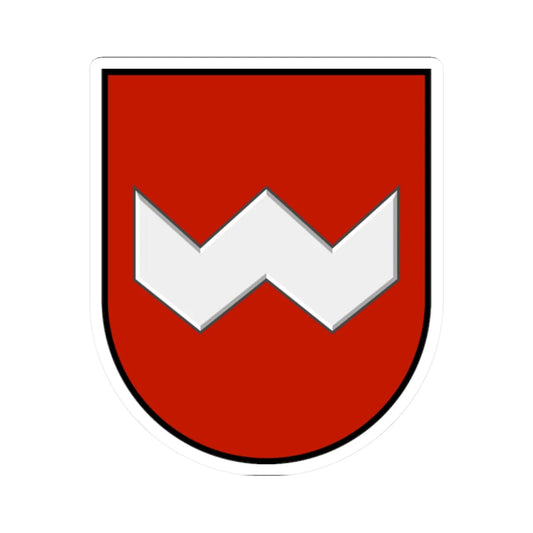 Obertyn coat of arms (Ukraine) (Coat of Arms) STICKER Vinyl Kiss-Cut Decal 2 Inch White - The Sticker Space