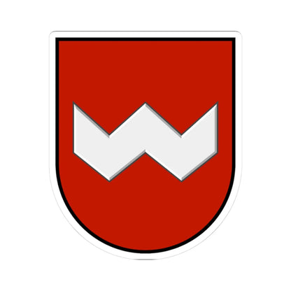 Obertyn coat of arms (Ukraine) (Coat of Arms) STICKER Vinyl Kiss-Cut Decal 3 Inch White - The Sticker Space