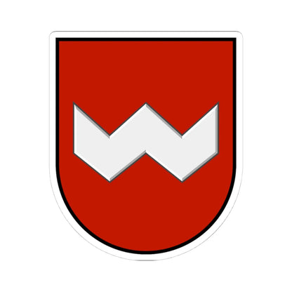 Obertyn coat of arms (Ukraine) (Coat of Arms) STICKER Vinyl Kiss-Cut Decal 4 Inch White - The Sticker Space