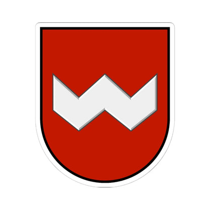 Obertyn coat of arms (Ukraine) (Coat of Arms) STICKER Vinyl Kiss-Cut Decal 6 Inch White - The Sticker Space