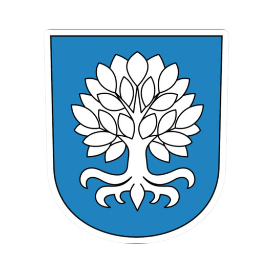 Oberuster coat of arms (Switzerland) (Coat of Arms) STICKER Vinyl Kiss-Cut Decal 2 Inch White - The Sticker Space
