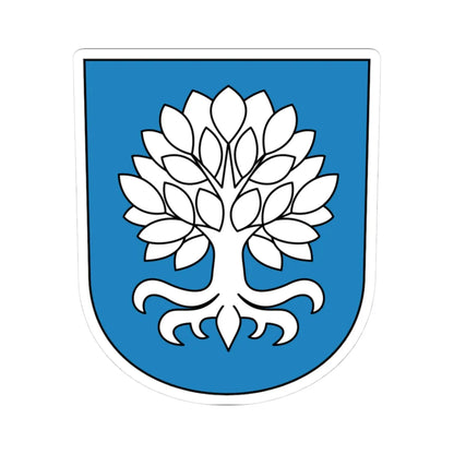 Oberuster coat of arms (Switzerland) (Coat of Arms) STICKER Vinyl Kiss-Cut Decal 3 Inch White - The Sticker Space