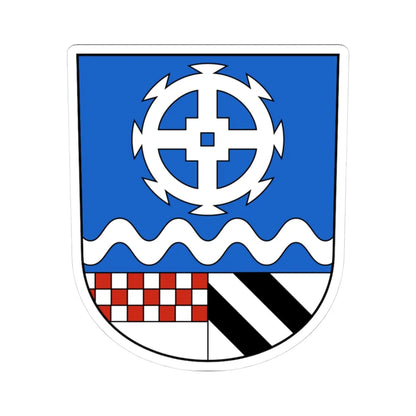 Oberuzwil-coat of arms (Switzerland) (Coat of Arms) STICKER Vinyl Kiss-Cut Decal 3 Inch White - The Sticker Space