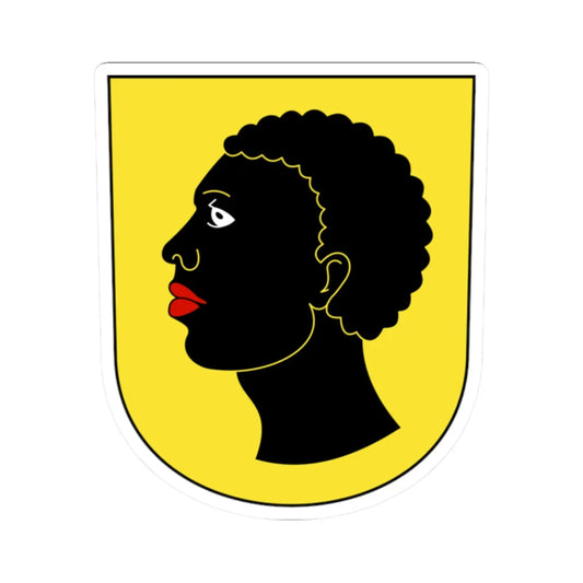 Oberweningen-blazon (Switzerland) (Coat of Arms) STICKER Vinyl Kiss-Cut Decal 2 Inch White - The Sticker Space