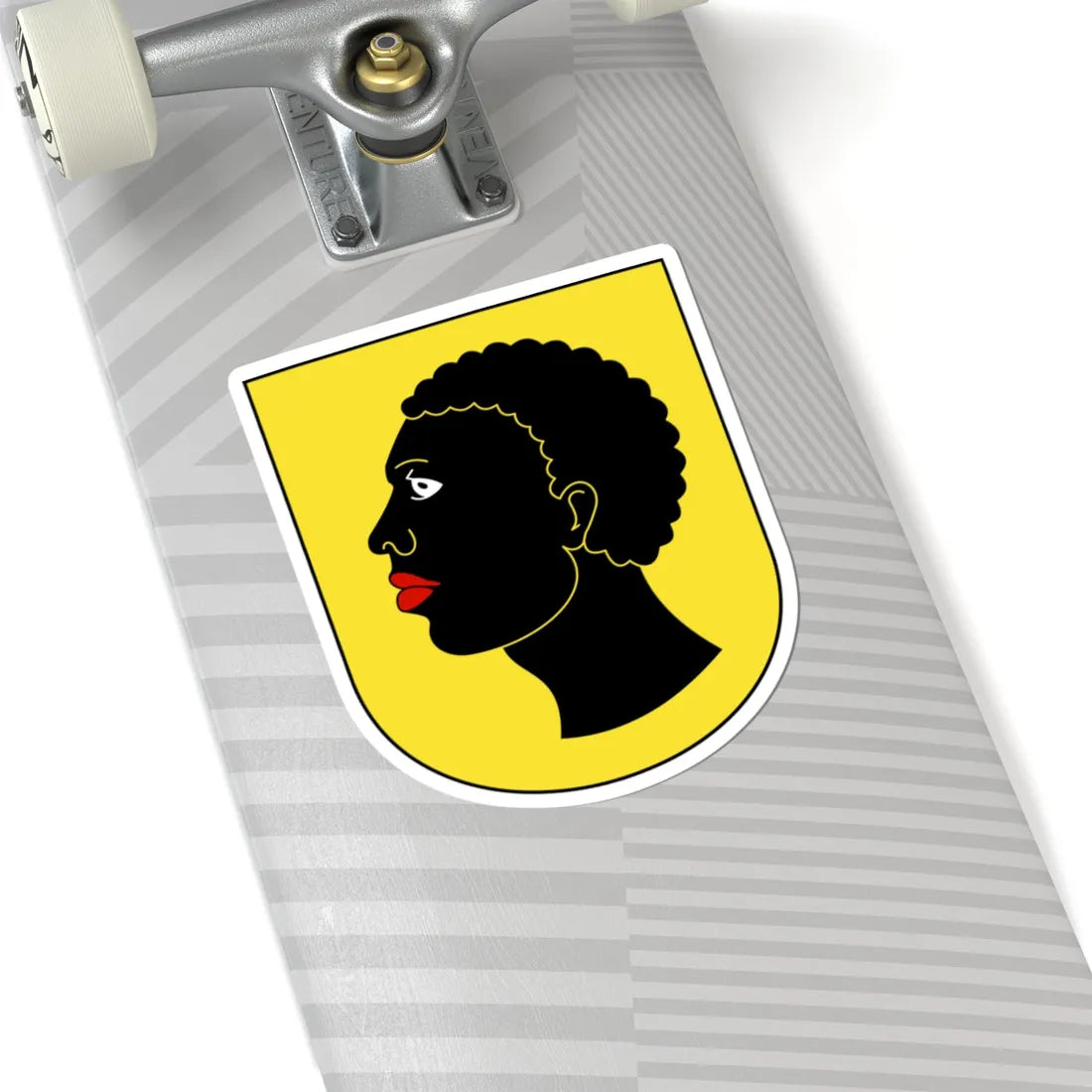 Oberweningen-blazon (Switzerland) (Coat of Arms) STICKER Vinyl Kiss-Cut Decal - The Sticker Space
