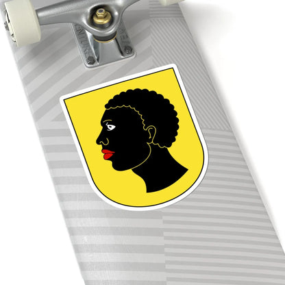 Oberweningen-blazon (Switzerland) (Coat of Arms) STICKER Vinyl Kiss-Cut Decal - The Sticker Space