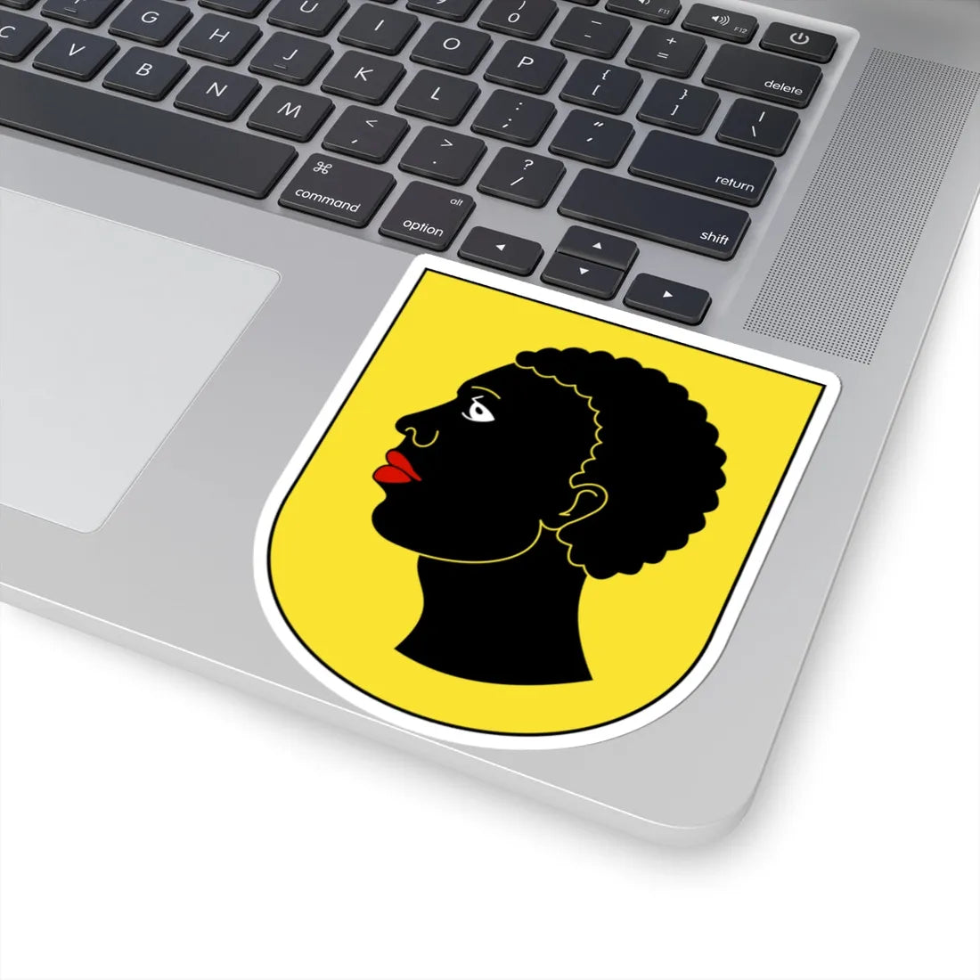 Oberweningen-blazon (Switzerland) (Coat of Arms) STICKER Vinyl Kiss-Cut Decal - The Sticker Space