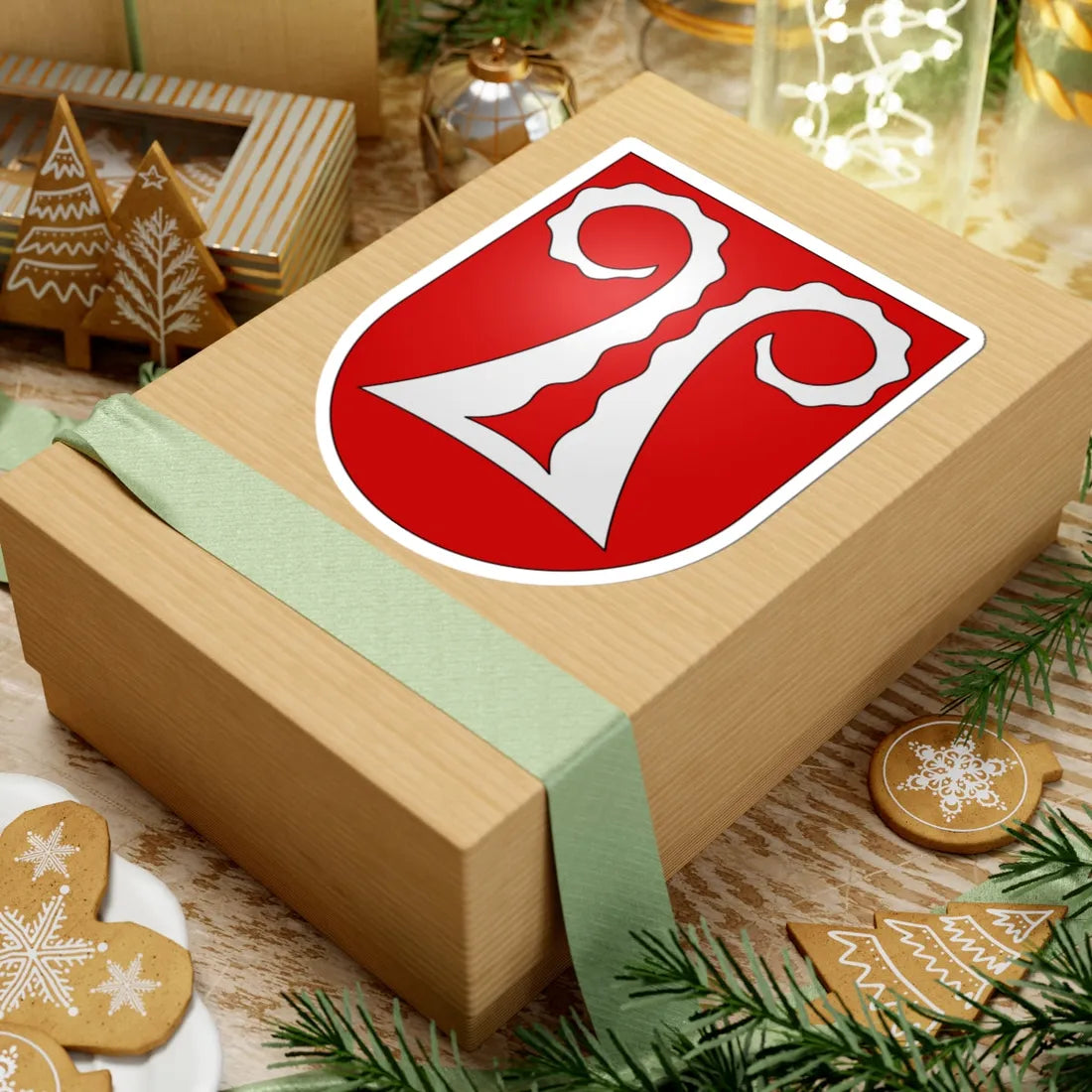 Oberwil TG-coat of arms (Switzerland) (Coat of Arms) STICKER Vinyl Kiss-Cut Decal - The Sticker Space