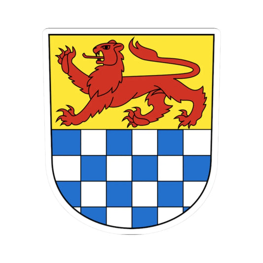Oberwinterthur-blazon (Switzerland) (Coat of Arms) STICKER Vinyl Kiss-Cut Decal 2 Inch White - The Sticker Space