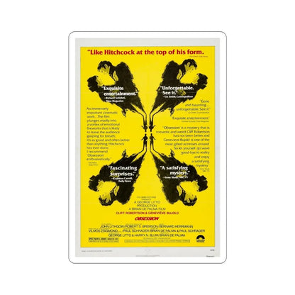 Obsession 1976 Movie Poster STICKER Vinyl Die-Cut Decal - The Sticker Space