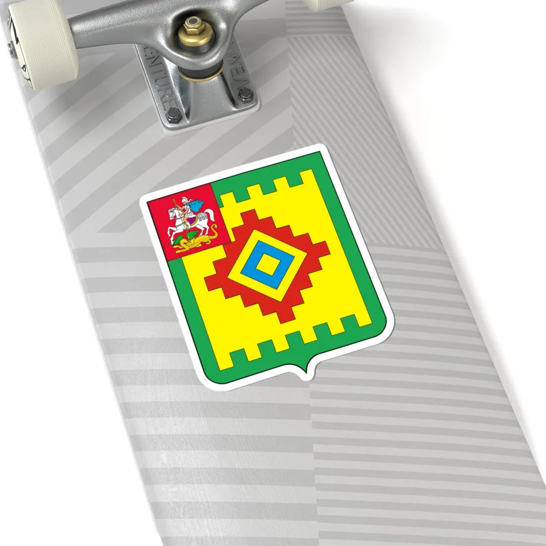 Obukhovo MO (Russia) (Coat of Arms) STICKER Vinyl Kiss-Cut Decal - The Sticker Space