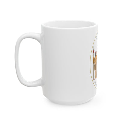 Obverse of the Coat of Arms of Chile (1812-1814) - White Coffee Mug-The Sticker Space