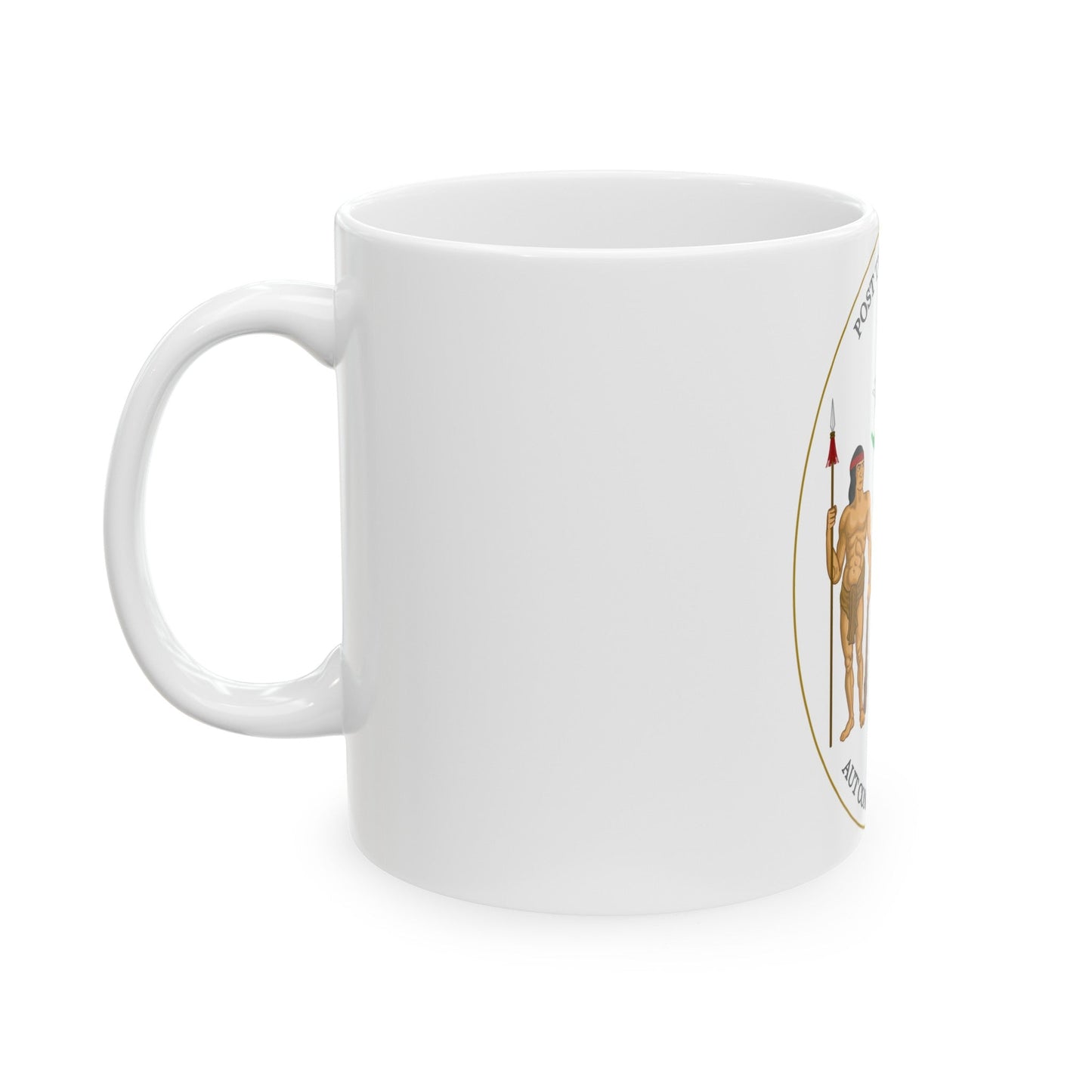 Obverse of the Coat of Arms of Chile (1812-1814) - White Coffee Mug-The Sticker Space