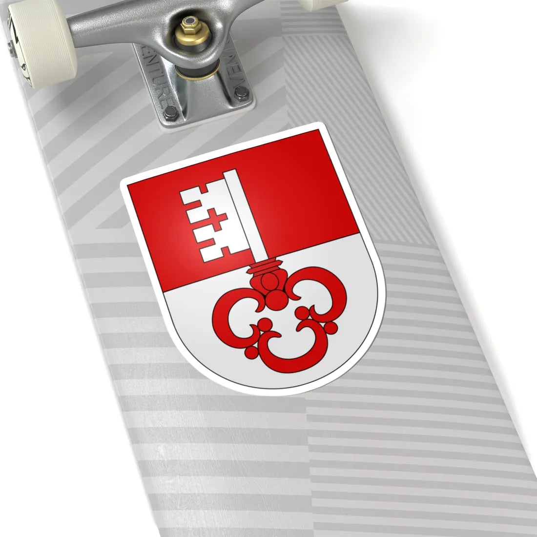 Obwald-coat of arms (Switzerland) (Coat of Arms) STICKER Vinyl Kiss-Cut Decal - The Sticker Space