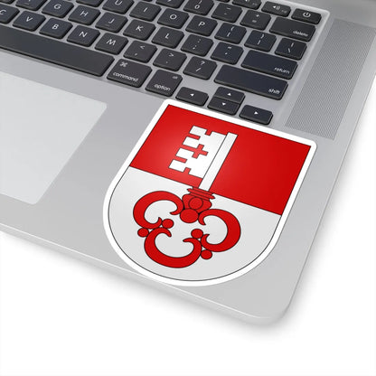 Obwald-coat of arms (Switzerland) (Coat of Arms) STICKER Vinyl Kiss-Cut Decal - The Sticker Space