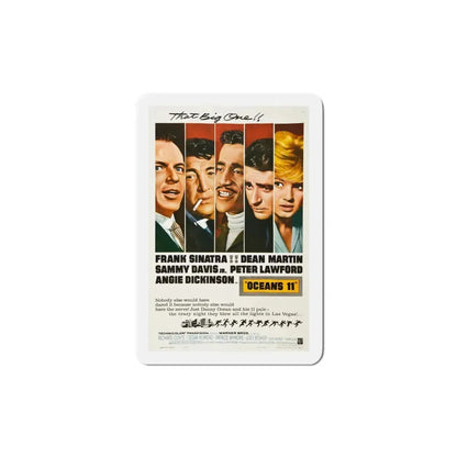 Ocean's Eleven 1960 Movie Poster Refrigerator Magnet 5 Inch - The Sticker Space