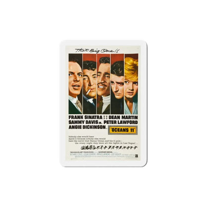 Ocean's Eleven 1960 Movie Poster Refrigerator Magnet - The Sticker Space