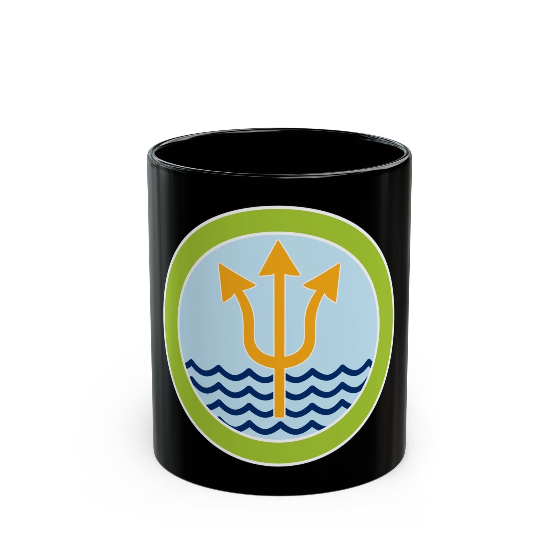 Oceanography (Boy Scout Merit Badge) Black Coffee Mug-11oz-The Sticker Space