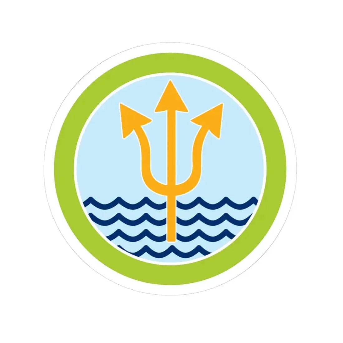 Oceanography (Boy Scout Merit Badge) STICKER Vinyl Kiss-Cut Decal 3 Inch White - The Sticker Space