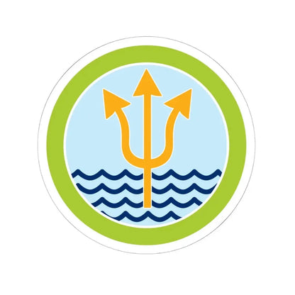 Oceanography (Boy Scout Merit Badge) STICKER Vinyl Kiss-Cut Decal 6 Inch White - The Sticker Space