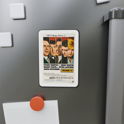 Ocean's Eleven 1960 Movie Poster Die-Cut Magnet-The Sticker Space